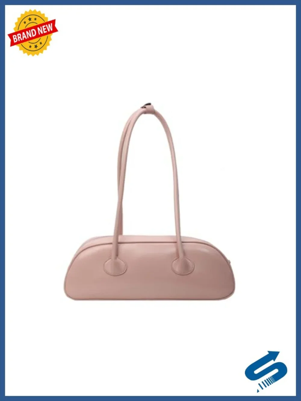 PU Leather Hobo Shoulder Bag for Women, Top Handle, Zip Closure, Fashion Handbag